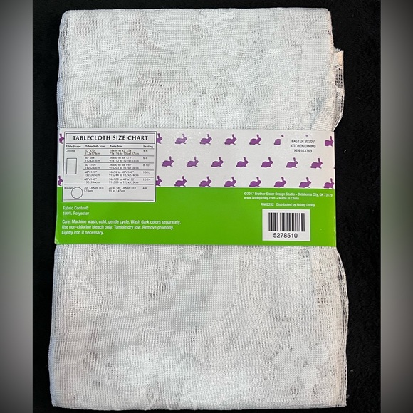 Easter Lace Tablecloth - Picture 2 of 2